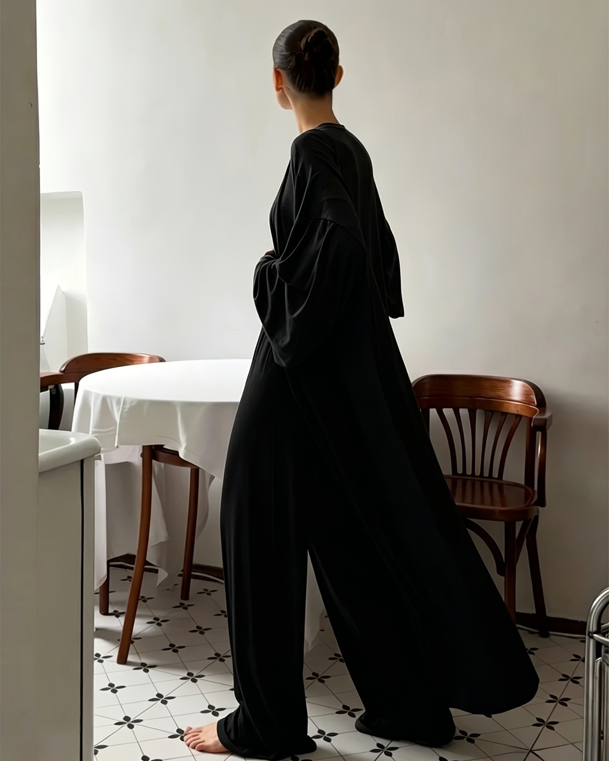 Ensemble de Pyjama 3 Pièces avec Kimono