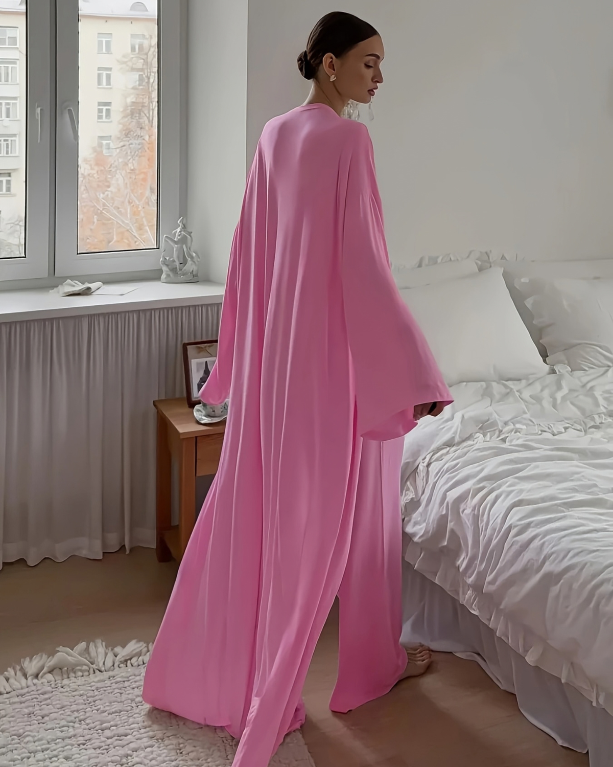 Ensemble de Pyjama 3 Pièces avec Kimono