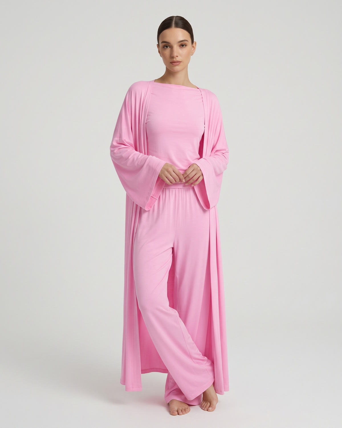 Ensemble de Pyjama 3 Pièces avec Kimono