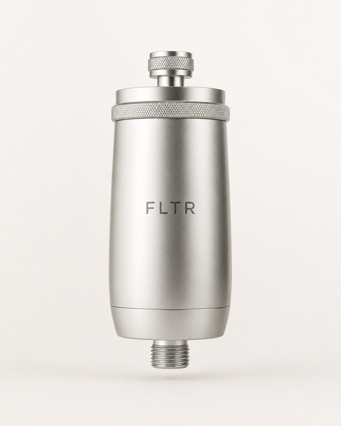Filtre de douche FYLTR en acier brossé